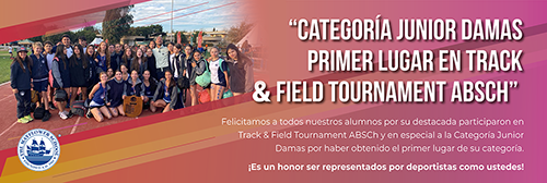 Categoría Junior Damas primer Lugar en Track & Field Tournament ABSCh